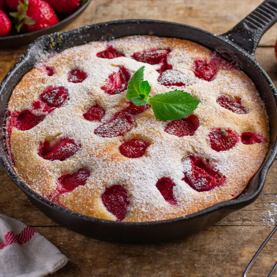Tarta de fresas sin horno en 10 minutos y con un solo huevo: fácil, rápida y deliciosa