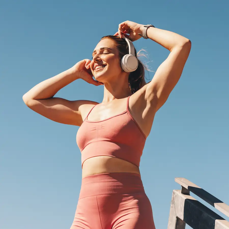 Mujer ejercicio aire libre