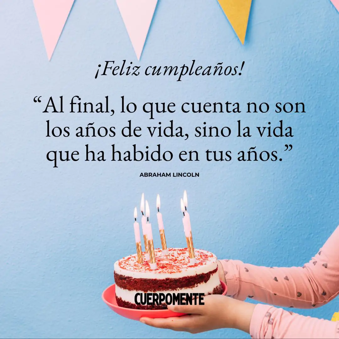 Frases de cumplean~os inspiradoras