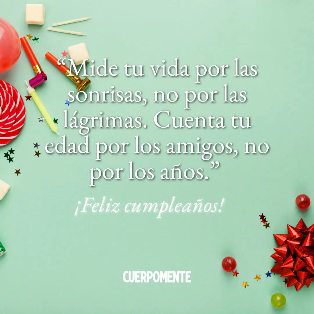 Frases de cumplean~os 