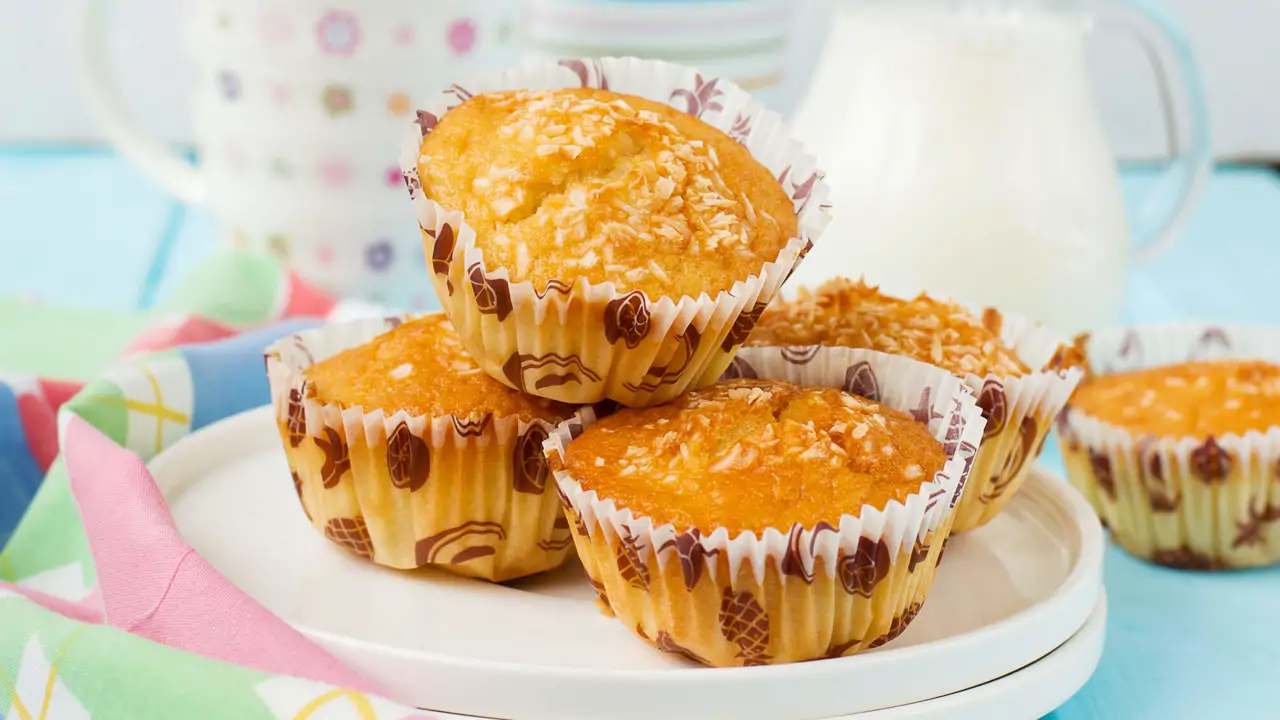muffins de coco