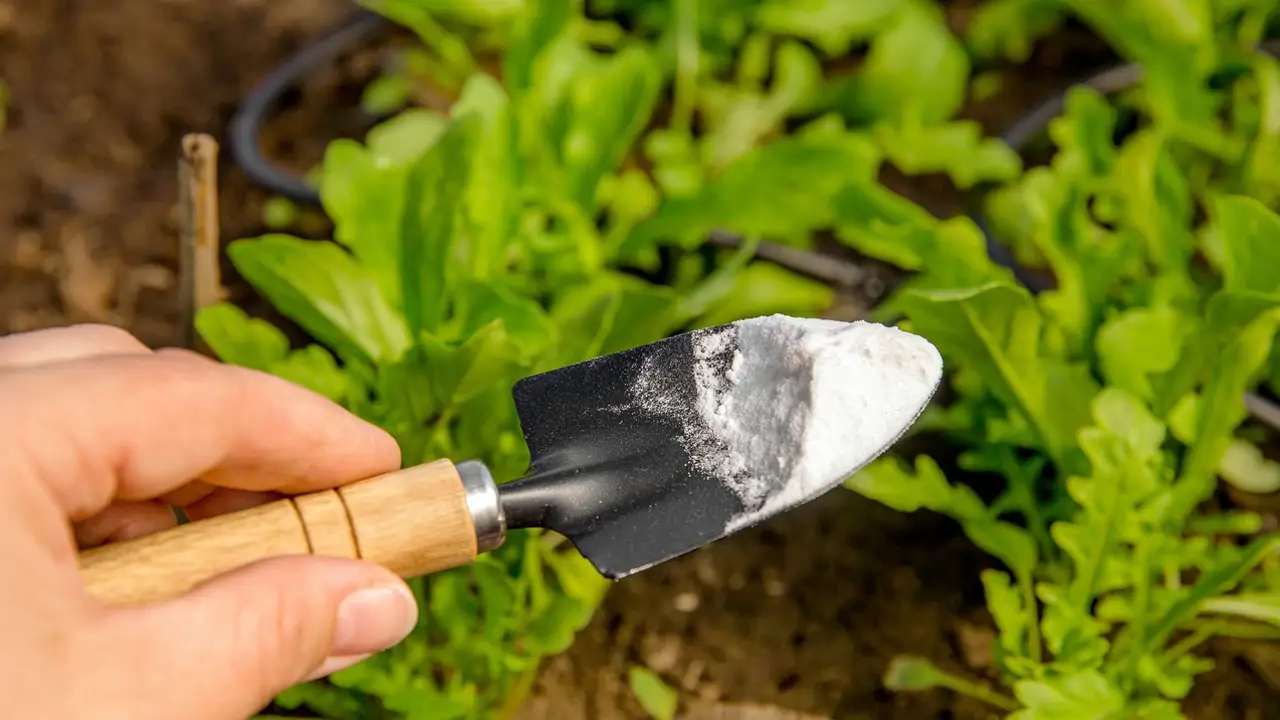 Usar bicarbonato en el huerto o el jardín
