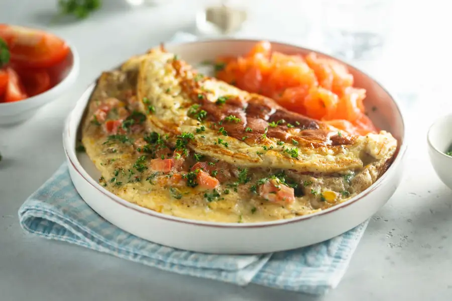 tortilla proteica salmón