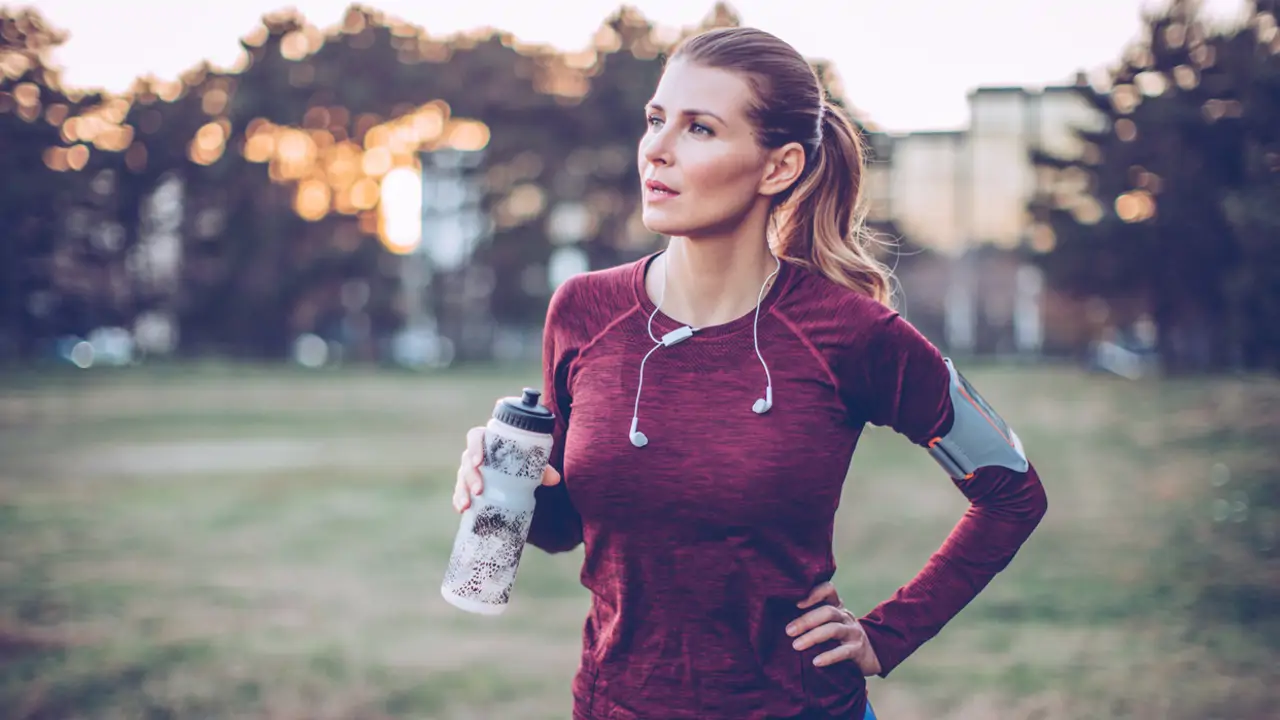 Mujer madura ejercicio