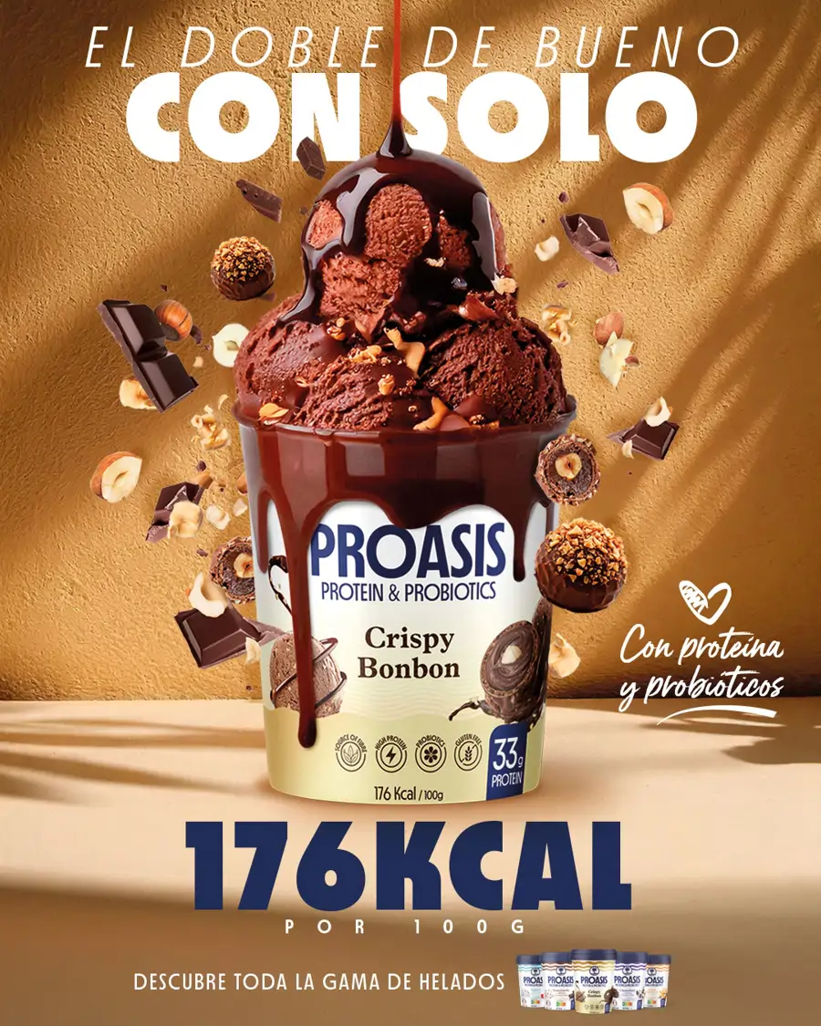 Anuncio helado Proasis