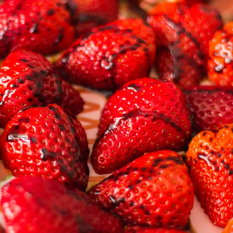 fresas vinagre