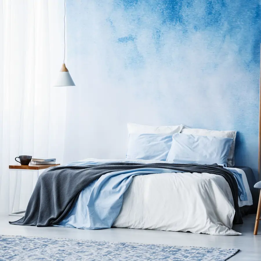 dormitorio azul