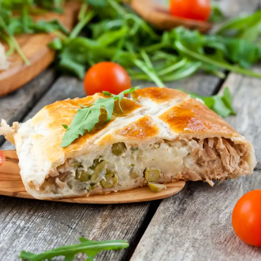 empanada de atún y cebolla