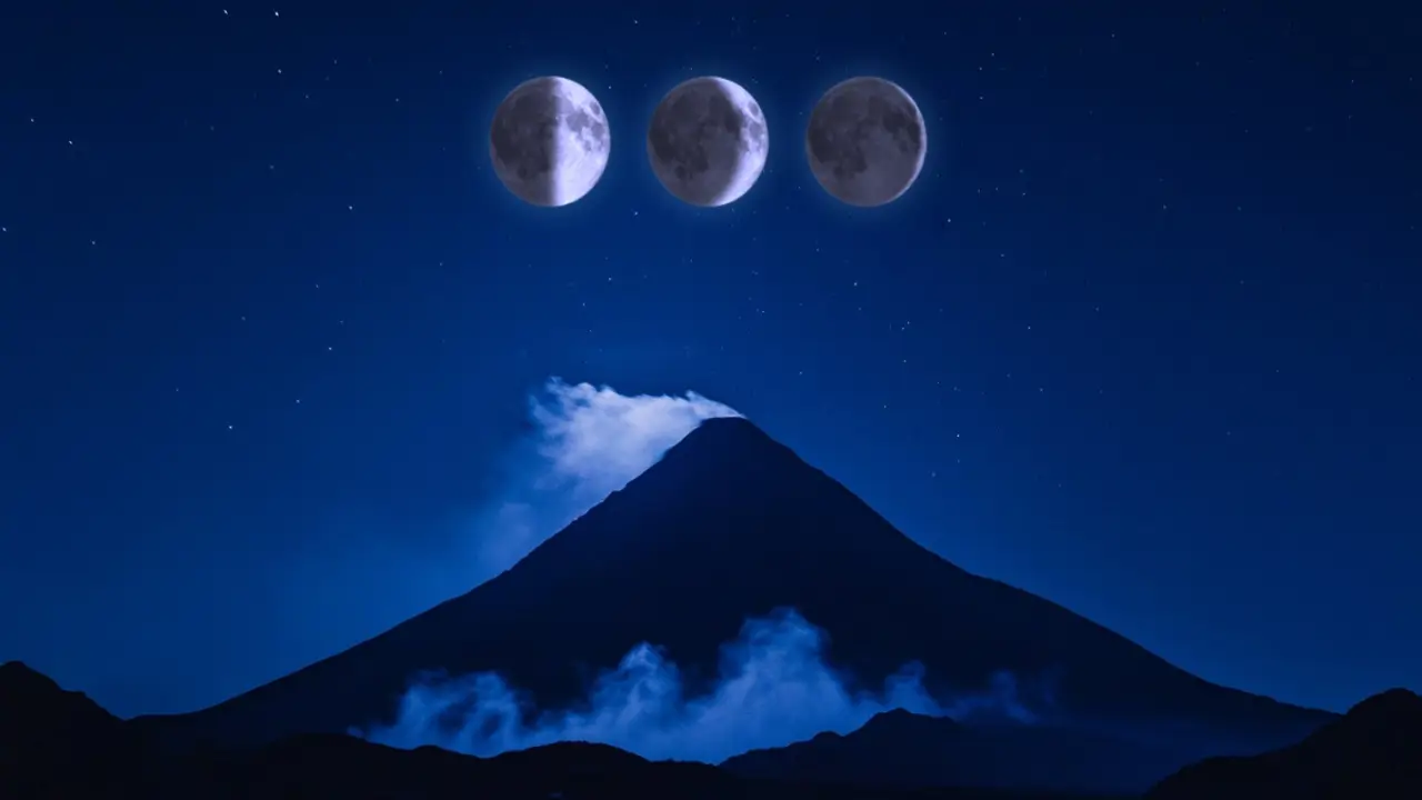 200+] Fondos de fotos de Luna y estrellas | Wallpapers.com, image size:1280x720